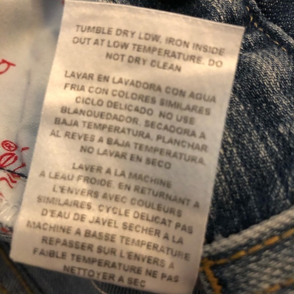 💰bebe lowrise bootcut Carmen Distressed Jean 27 - Picture 11 of 13